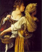 Judith and her Maidservant  sdg GENTILESCHI, Artemisia